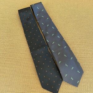 Calvin Klein Set of 2 Blue Ties